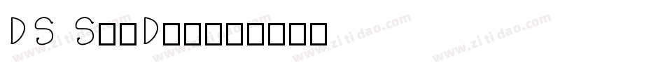 DS SysDot字体转换